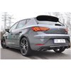 Maxton - Rajout Du Pare-Chocs Arriere V.1 Seat Leon Cupra Mk3 FL Hatchback Noir Brillant