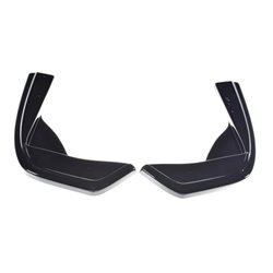Maxton - Lames De Pare-Chocs Arrière Latérales Mercedes-AMG C 43 W205 Noir Brillant