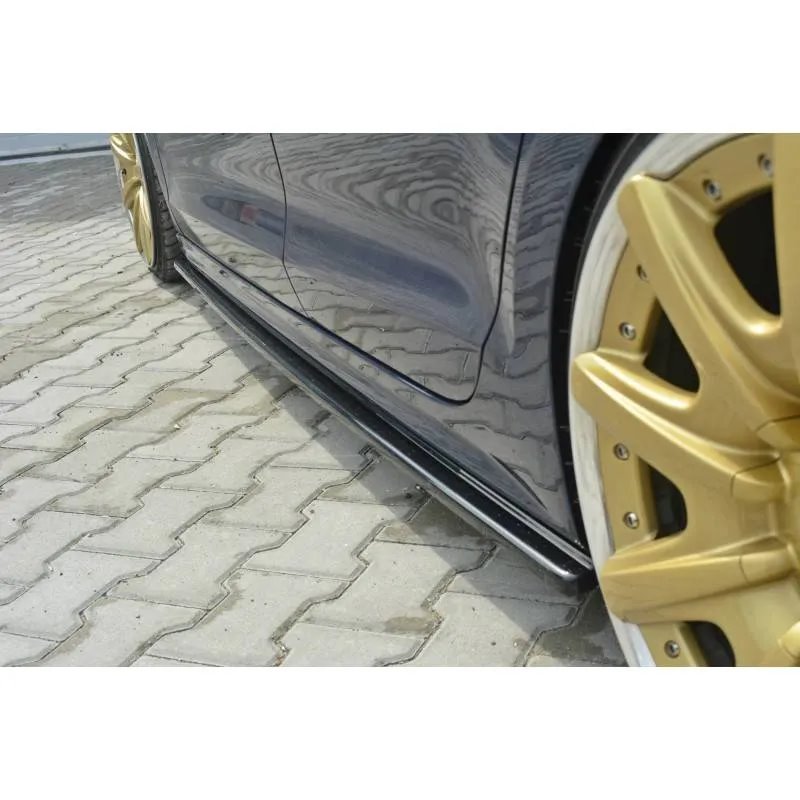 Maxton - SET DES DIFFUSEUR DES BAS DE CAISSE VOLKSWAGEN JETTA MK6 SEDAN AVANT FACELIFT Noir Brillant