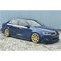 Maxton - SET DES DIFFUSEUR DES BAS DE CAISSE VOLKSWAGEN JETTA MK6 SEDAN AVANT FACELIFT Noir Brillant