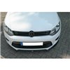 Maxton - LAME DU PARE-CHOCS AVANT / SPLITTER Volkswagen Polo WRC Mk5 Noir Brillant