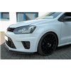 Maxton - LAME DU PARE-CHOCS AVANT / SPLITTER Volkswagen Polo WRC Mk5 Noir Brillant