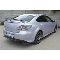 Maxton - BECQUET EXTENSION MAZDA 6 MK2 SPORT HATCH (GH-SERIES) AVANT FACELIFT Noir Brillant