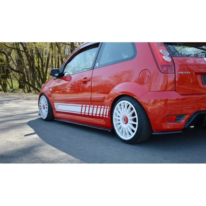 Maxton - Rajouts Des Bas De Caisse Pour Ford Fiesta ST Mk6 Noir Brillant
