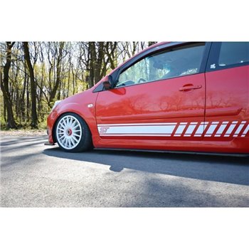 Maxton - Rajouts Des Bas De Caisse Pour Ford Fiesta ST Mk6 Noir Brillant
