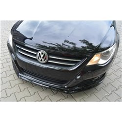 Maxton - LAME DU PARE-CHOCS AVANT / SPLITTER V.2 VW PASSAT CC STANDARD Noir Brillant