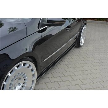 Maxton - SET DES DIFFUSEUR DES BAS DE CAISSE VW PASSAT CC STANDARD Noir Brillant