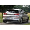 Maxton - Arriere Lame (SANS BARRES VERTICALES) HYUNDAI I30 MK3 HATCHBACK Noir Brillant