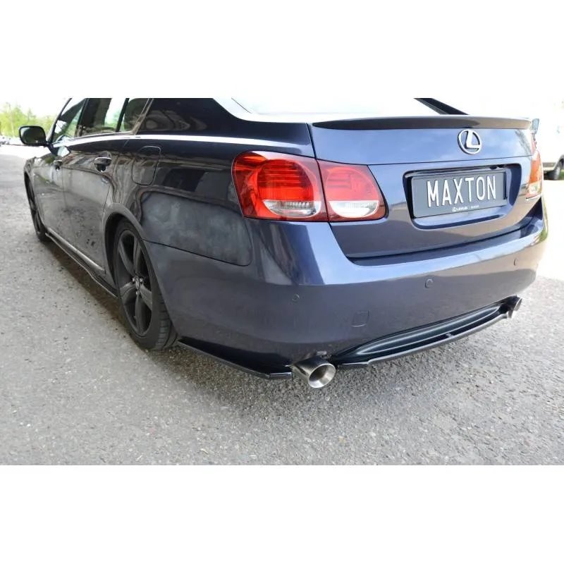 Maxton - LAME DU PARE-CHOCS ARRIERE LEXUS GS MK.3 Noir Brillant