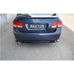 Maxton - LAME DU PARE-CHOCS ARRIERE LEXUS GS MK.3 Noir Brillant