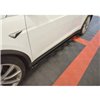 Maxton - SET DES DIFFUSEUR DES BAS DE CAISSE V.2 TESLA MODEL X Noir Brillant