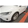 Maxton - SET DES DIFFUSEUR DES BAS DE CAISSE V.1 TESLA MODEL X Noir Brillant