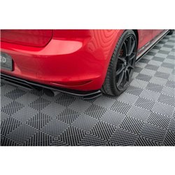 Maxton - LAME DU PARE-CHOCS ARRIERE VW GOLF Mk7 GTI CLUBSPORT Noir Brillant