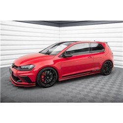 Maxton - SET DES DIFFUSEUR DES BAS DE CAISSE VW GOLF Mk7 GTI CLUBSPORT Rouge