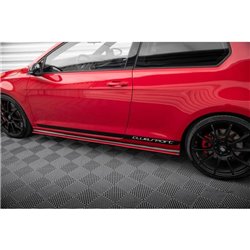 Maxton - SET DES DIFFUSEUR DES BAS DE CAISSE VW GOLF Mk7 GTI CLUBSPORT Rouge