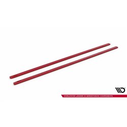 Maxton - SET DES DIFFUSEUR DES BAS DE CAISSE VW GOLF Mk7 GTI CLUBSPORT Rouge