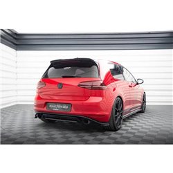 Maxton - Arriere Splitter VW GOLF Mk7 GTI CLUBSPORT Noir Brillant