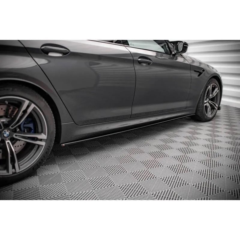Maxton - SET DES DIFFUSEUR DES BAS DE CAISSE BMW M5 F90 Noir Brillant