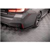 Maxton - LAME DU PARE-CHOCS ARRIERE BMW M5 F90 Noir Brillant