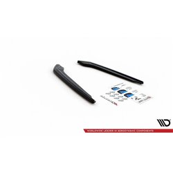 Maxton - LAME DU PARE-CHOCS ARRIERE BMW M5 F90 Noir Brillant