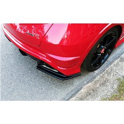 Maxton - LAME DU PARE CHOCS ARRIERE HONDA CIVIC VIII TYPE-R GP Noir Brillant