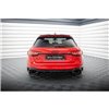 Maxton - Rajout Du Pare-Chocs Arriere Audi RS4 B9 / B9 Facelift Noir Brillant
