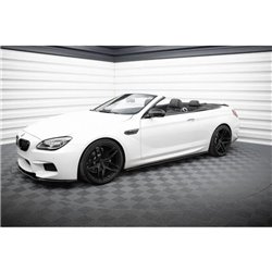 Maxton - Rajouts Des Bas De Caisse BMW M6 / 6 M-Pack Coupe / Cabriolet F06 / F13 / F12 Noir Brillant