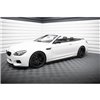 Maxton - Rajouts Des Bas De Caisse BMW M6 / 6 M-Pack Coupe / Cabriolet F06 / F13 / F12 Noir Brillant