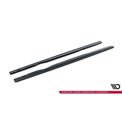 Maxton - Rajouts Des Bas De Caisse BMW M6 / 6 M-Pack Coupe / Cabriolet F06 / F13 / F12 Noir Brillant