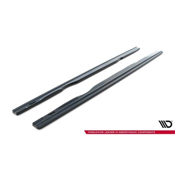 Maxton - Rajouts Des Bas De Caisse BMW M6 / 6 M-Pack Coupe / Cabriolet F06 / F13 / F12 Noir Brillant