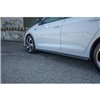 Maxton - SET DES DIFFUSEUR DES BAS DE CAISSE Volkswagen Polo GTI / R-line Mk6 Noir Brillant