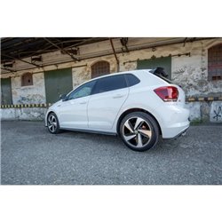 Maxton - SET DES DIFFUSEUR DES BAS DE CAISSE Volkswagen Polo GTI / R-line Mk6 Noir Brillant
