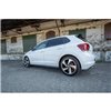 Maxton - SET DES DIFFUSEUR DES BAS DE CAISSE Volkswagen Polo GTI / R-line Mk6 Noir Brillant