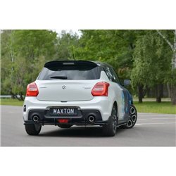 Maxton - LAME DU PARE-CHOCS ARRIERE SUZUKI SWIFT 6 SPORT Noir Brillant