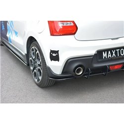 Maxton - LAME DU PARE-CHOCS ARRIERE SUZUKI SWIFT 6 SPORT Noir Brillant