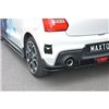 Maxton - LAME DU PARE-CHOCS ARRIERE SUZUKI SWIFT 6 SPORT Noir Brillant
