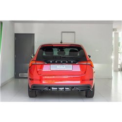 Maxton - Rajout Du Pare-Chocs Arriere Skoda Scala Noir Brillant