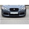 Maxton - LAME DU PARE-CHOCS AVANT / SPLITTER V.1 JAGUAR XF- R Noir Brillant