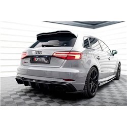 Maxton - Becquet V.1 Audi RS3 8V / 8V FL Sportback Noir Brillant