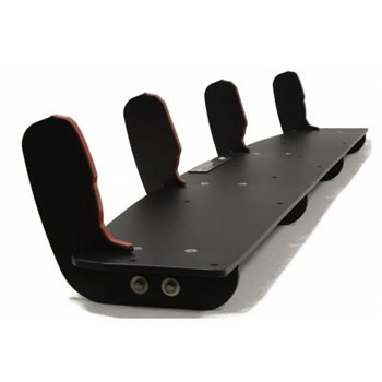 Maxton - Diffuseur Arriere & Lame Du Pare-Chocs Arriere Audi A6 S-Line C7 (d'échappement 1x2) 