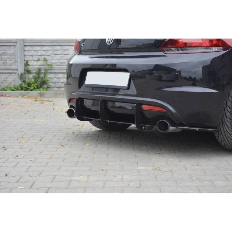 Maxton - VW SCIROCCO R DIFFUSEUR ARRIERE & LAME DU PARE CHOCS ARRIERE