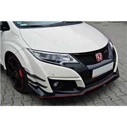 Maxton - SPORT LAME DU PARE-CHOCS AVANT v.1 HONDA CIVIC IX TYPE R 