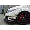 Maxton - SPORT LAME DU PARE-CHOCS AVANT v.1 HONDA CIVIC IX TYPE R 