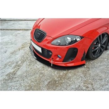 Maxton - SPORT LAME DU PARE-CHOCS AVANT V.2 SEAT LEON MK2 MS DESIGN 