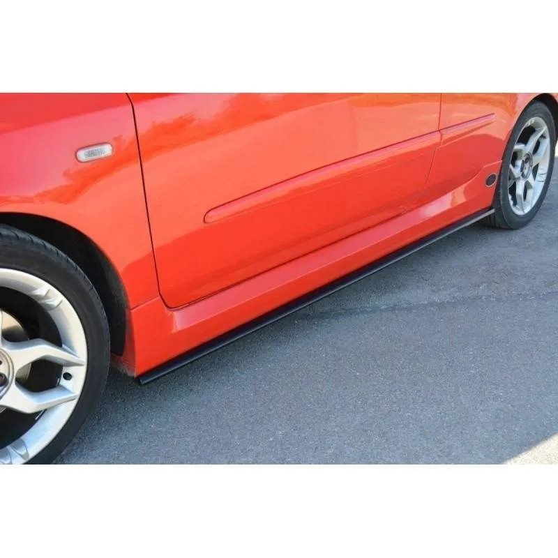 Maxton - RAJOUTS DES BAS DE CAISSE FIAT STILO SCHUMACHER VERSION Noir Brillant