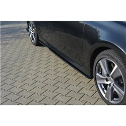 Maxton - RAJOUTS DES BAS DE CAISSE POUR Lexus GS Mk4 Facelift Noir Brillant
