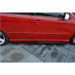 Maxton - RAJOUTS DES BAS DE CAISSE POUR Seat Leon Mk1 Cupra Noir Brillant