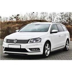 Maxton - RAJOUTS DES BAS DE CAISSE POUR Volkswagen Passat R-Line B7 Noir Brillant