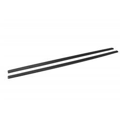 Maxton - RAJOUTS DES BAS DE CAISSE POUR Volkswagen Passat R-Line B7 Noir Brillant