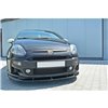 Maxton - Lame Du Pare-Chocs Avant Abarth Punto Evo Noir Brillant